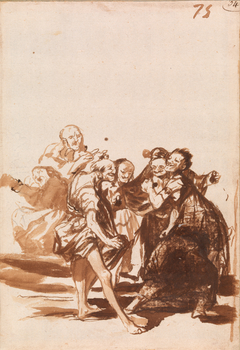 Old People Singing and Dancing by Francisco de Goya