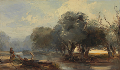 On the Norfolk Broad by Henry Bright