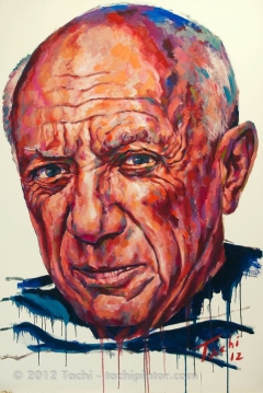 Pablo Picasso by Tachi