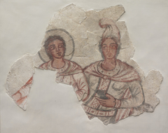Painting of Mithras and Sol from the Middle Mithraeum, Yale University Art Gallery, inv. 1935.99a