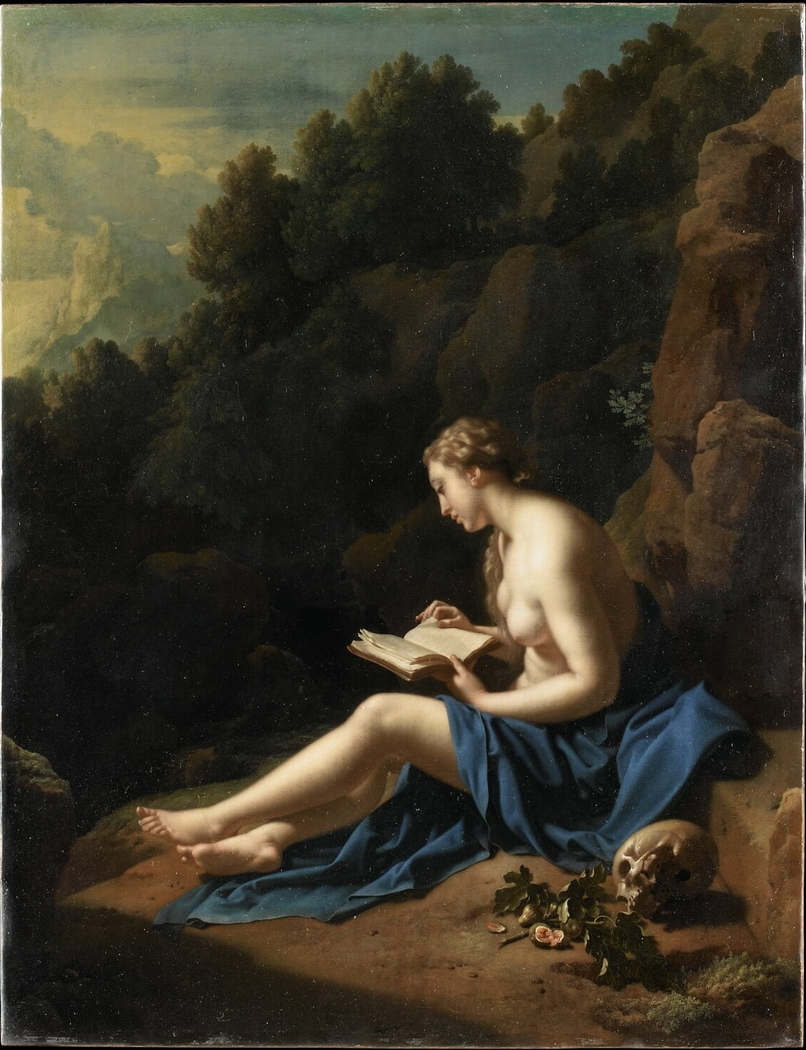 Penitent Magdalene reading