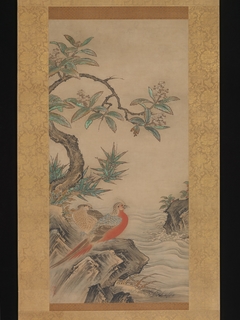 Pheasants among Trees: Flowers of the Four Seasons by Kanō Shōei