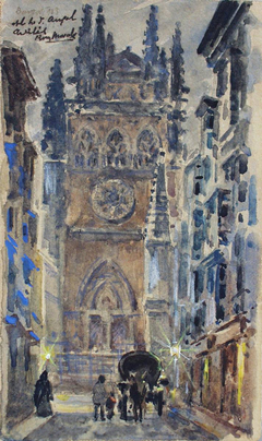 Portada de la Catedral de Burgos by Manuel Ruiz Sanchez Morales