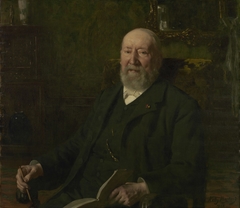 Portrait Hendrik Willem Mesdag (1831-1915) by Willy Martens