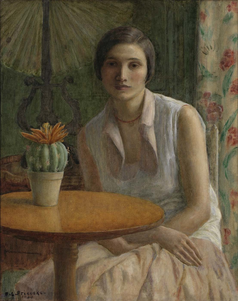 Portrait of a Woman (with Cactus)