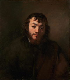 Portrait of a Young Man with Beard and Skullcap by Rembrandt