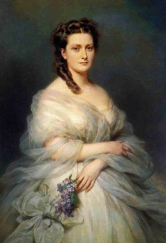 Portrait of Anna Murat, Duchess of Mouchy by Franz Xaver Winterhalter