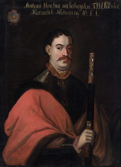 Portrait of Antoni Jan Tyszkiewicz (1609–1649), Leliwa coat of arms, court marshal of the Grand Duchy of Lithuania by Anonymous
