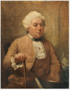 Portrait of C.H. Granby as Sir Peter Teazle in 'The School for Scandal' by Robert Mannix