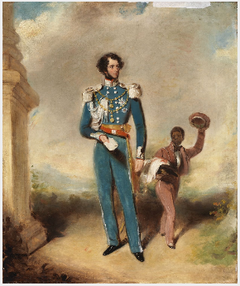 Portrait of C.H. Phipps, 1st Marquess of Normanby (1797-1863), Sketch by Nicholas Joseph Crowley