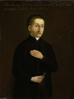 Portrait of Charles van der Meulen, Missionary to Curaçao by Unknown Artist