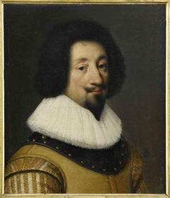 Portrait of François de l'Aubépine, Margrave of Hauterive. by Daniel Dumonstier