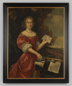 Portrait of Johanna Helena Glauwe (?-1689) by Jan Frans van Douven