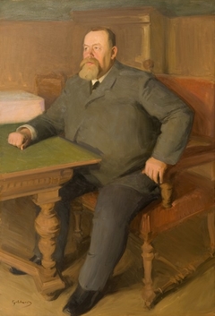 Portrait of K.H. Renlund by Albert Gebhard