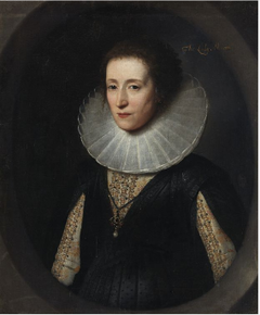 Portrait of Lady Alexander by George Jamesone