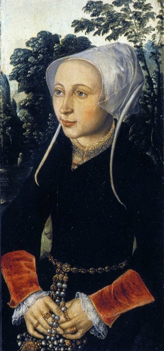 Portrait of Lydia Amelsdochter van Rijswijk, 1552