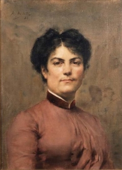 Portrait of Maria Latini at 31 years old by Alexis Axilette