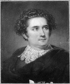 Portrait of Nils Vilhelm Almlöf, 1799-1875 by Johan Gustaf Sandberg