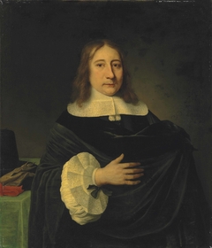 Portrait of one of the brothers Van der Burch, probably Arent van der Burch (1621-1691), 1656