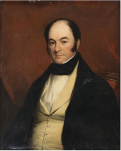 Portrait of Peter Purcell (1788-1846), Founder of the Royal Agricultural Society of Ireland by Stephen Catterson Smith the younger