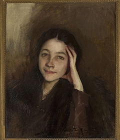 Portrait of Wanda Arkuszewska by Konrad Krzyżanowski