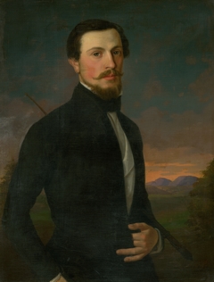 Portrait of Young Man by Jozef Božetech Klemens