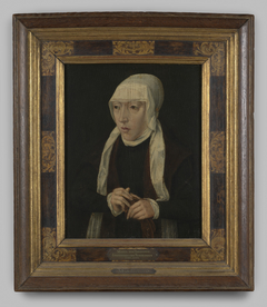 Portret "Maria van Hongarije" op hout naar Jan Cornelisz. Vermeyen, circa 1530-1540 by Jan Cornelisz Vermeyen