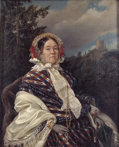 Portret van Baronin Devez
