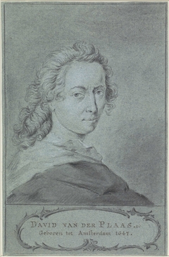 Portret van David van der Plaes by Unknown Artist