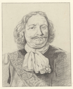 Portret van Egbert Meussen Kortenaer by Albertus Brondgeest