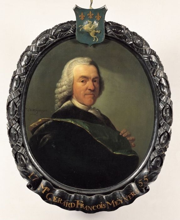 Portret van Gerard François Meyners (1711-1790), bewindhebber van de VOC tussen 1755 en 1790