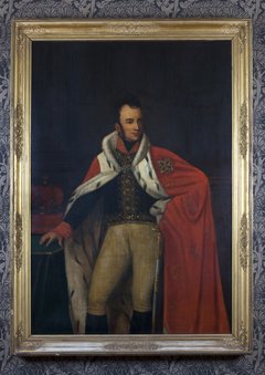 Portret van koning Willem I by Willem Bartel van der Kooi