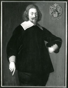Portret van Sjuck van Burmania by Master of the three-quarter figures