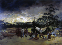 Pouso no Sertão - Queimada, 1826 by Aurélio Zimmermann