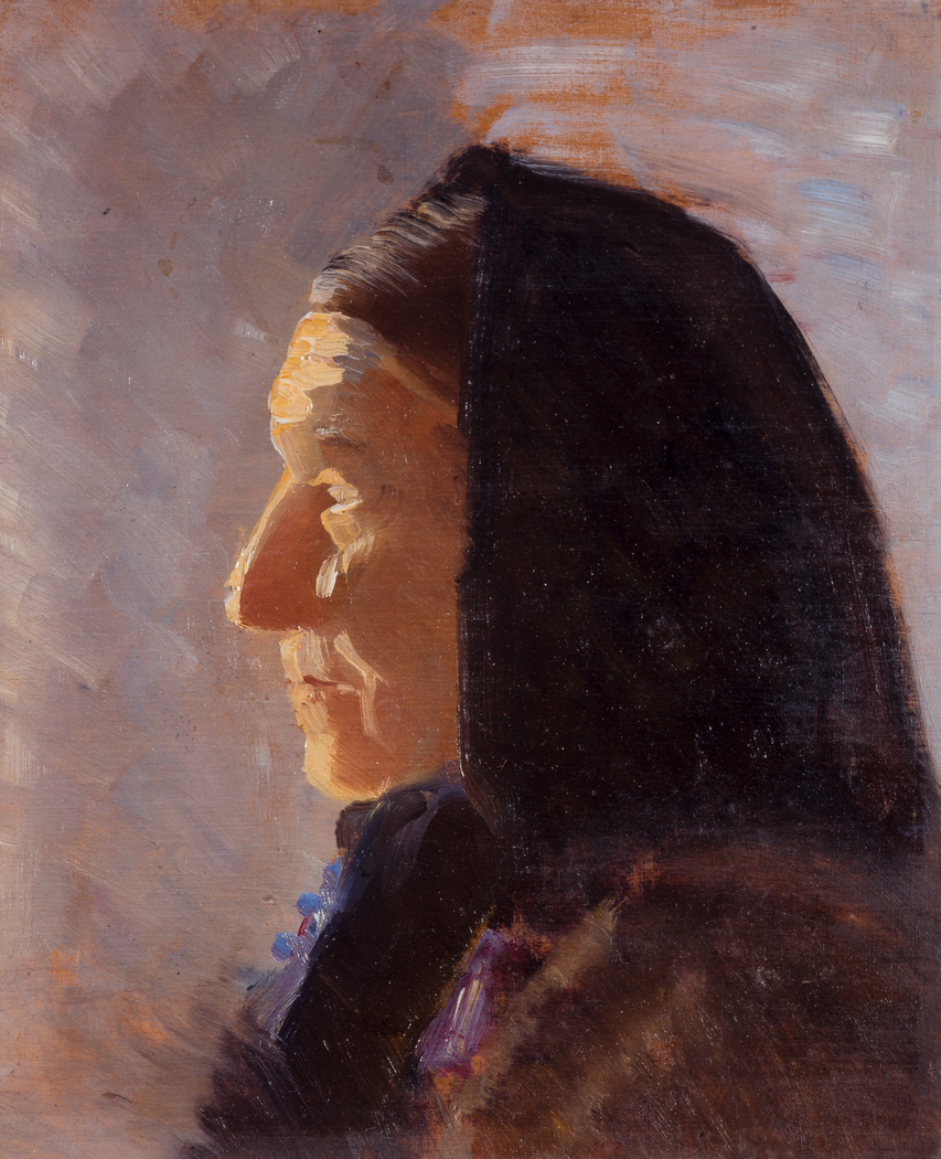 Profile of a woman from Skagen