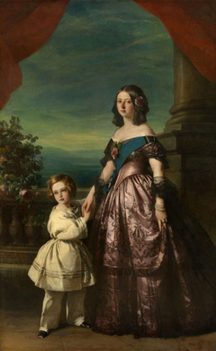 Queen Victoria with the Prince of Wales by Franz Xaver Winterhalter