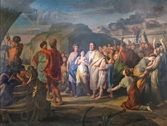 Régulus sort de Rome pour se rendre à Carthage by Nicolas Bernard Lépicié