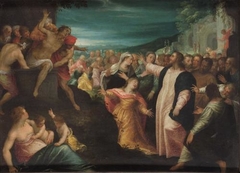 Resurrection of Lazarus by Hans Rottenhammer