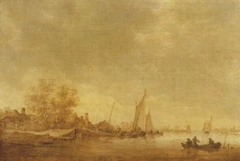 River Scene by Jan van Goyen