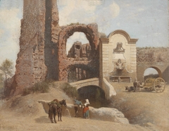 Roman Street Scene with Ruins by Thomas Fearnley