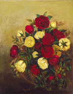 Roses Still Life by Robert S. Duncanson