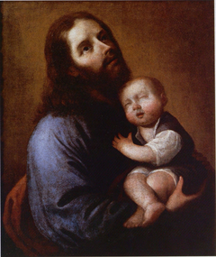 Saint Joseph and the Christ Child by Francisco de Zurbarán
