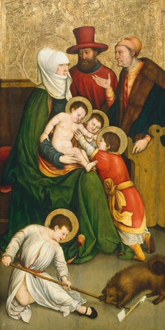 Saint Mary Cleophas and Her Family by Bernhard Strigel