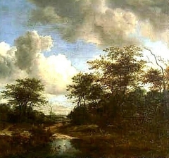 Sandy Road between Trees by Jacob van Ruisdael