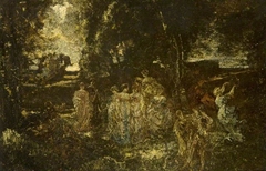 Scene from 'The Decameron' (by Giovanni Boccaccio)