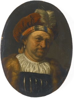 Self-portrait in a Turban by Frans van Mieris the Elder