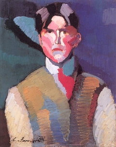 Self-portrait by József Nemes Lampérth