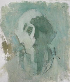 Self-Portrait, Light and Shadow by Helene Schjerfbeck