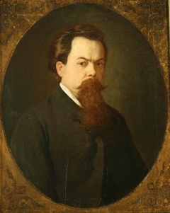 Self-portrait by Nikolai Mikhailovich Plyusnin
