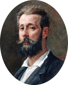 Self Portrait - Paul Adolphe Rajon - ABDAG003107 by Paul Adolphe Rajon